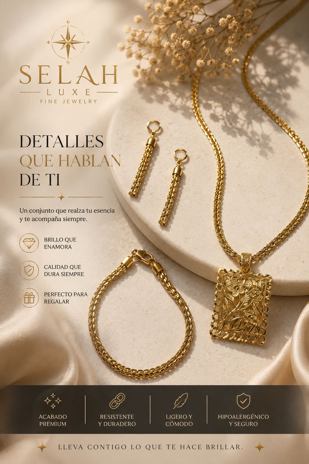 Your Essence Set — Necklace + Bracelet + Earrings