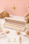 Gold Baby ID Bracelet – Engravable Name Plate | Selah Luxe
