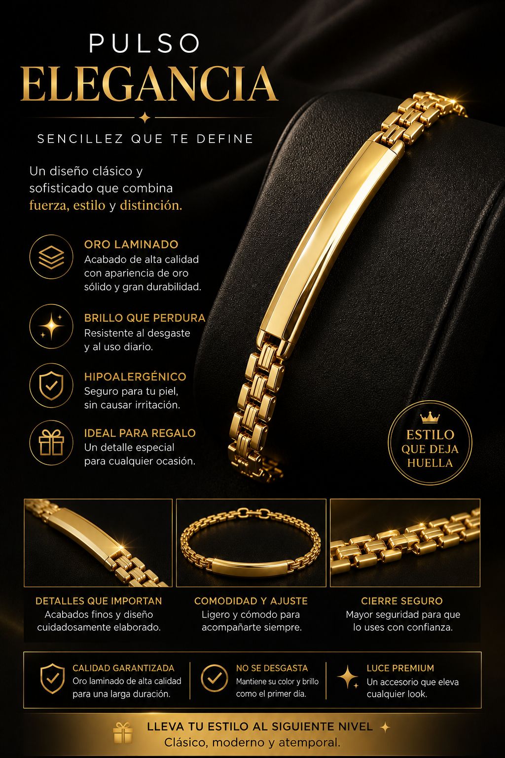 Elegance Gold-Filled ID Bracelet