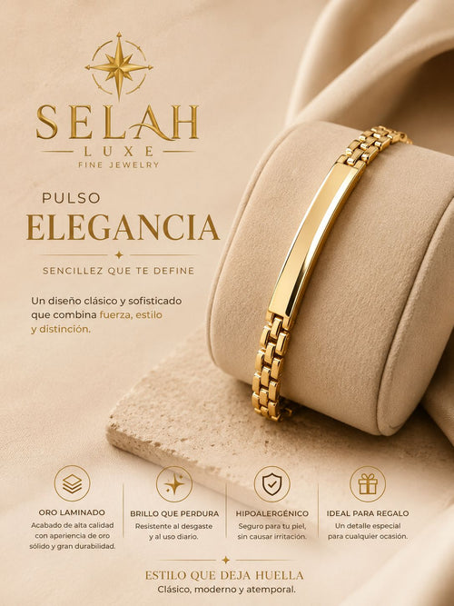 Elegance Gold-Filled ID Bracelet
