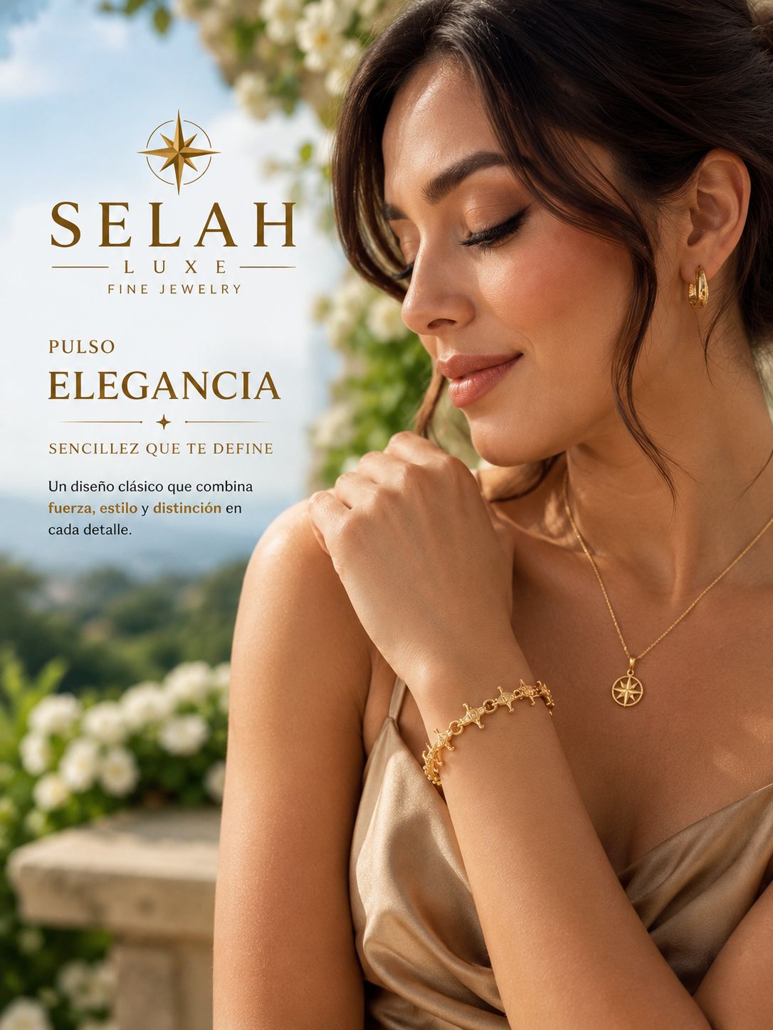 Selah Luxe / Elegance Gold-Filled Bull Head Charm Bracelet