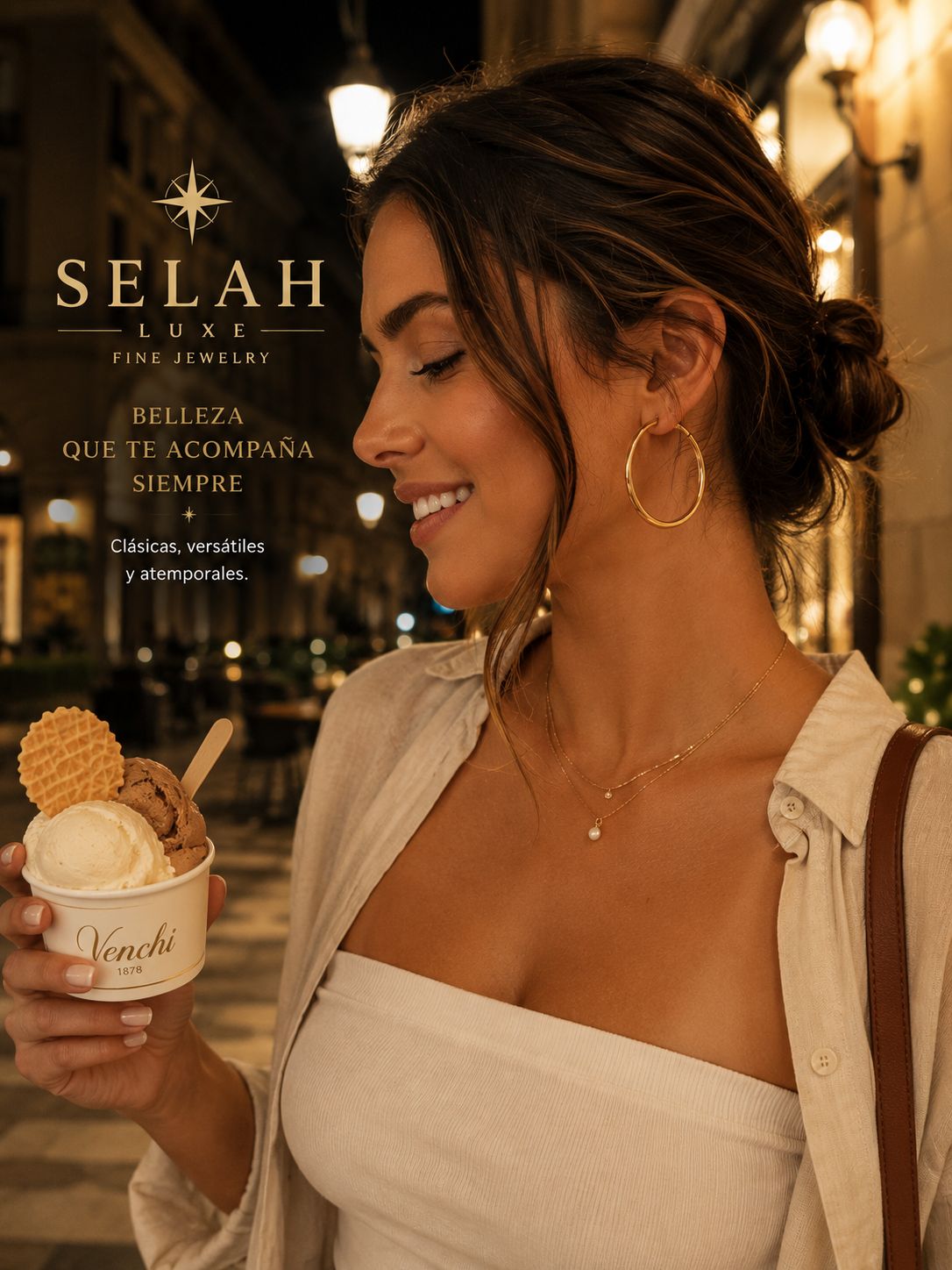 Selah Luxe / Essential Gold-Plated Hoop Earrings
